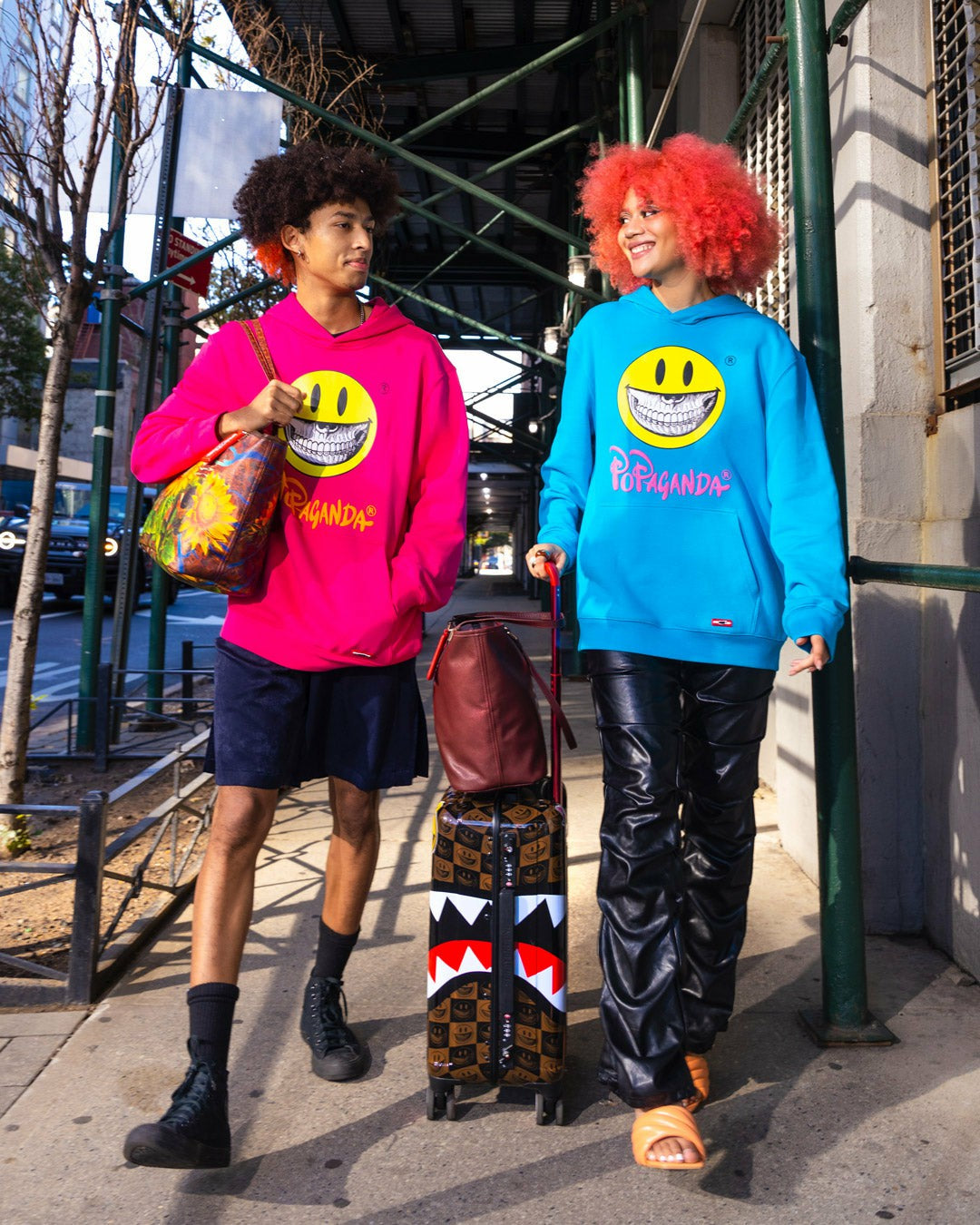 SUNFLOWER GRIN RON ENGLISH COLLAB TOTE | Sprayground On Sale