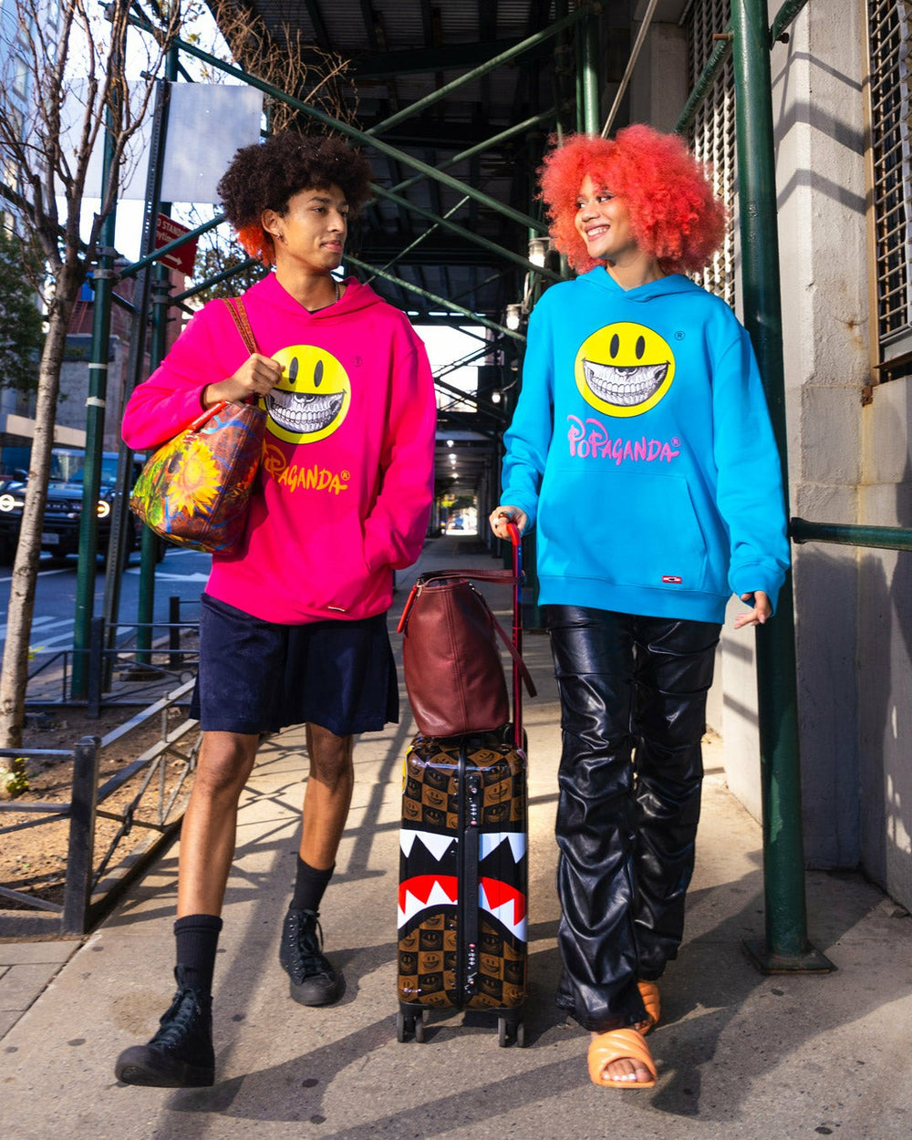 SUNFLOWER GRIN RON ENGLISH COLLAB TOTE | Sprayground On Sale