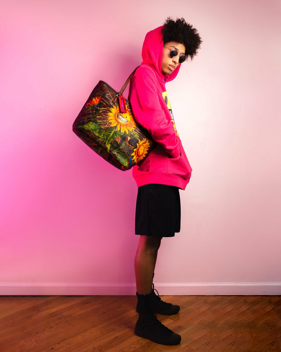 SUNFLOWER GRIN RON ENGLISH COLLAB TOTE | Sprayground On Sale
