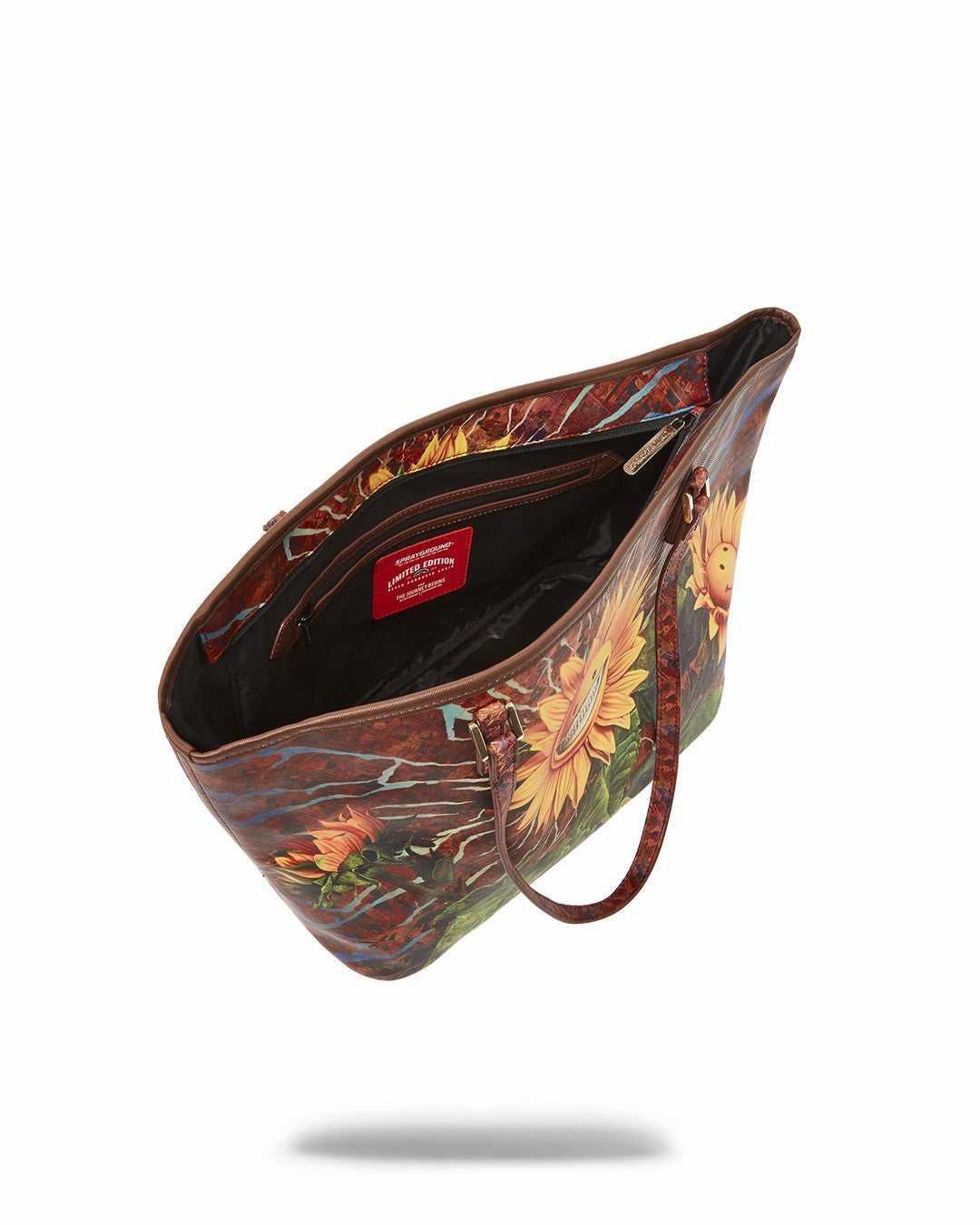 SUNFLOWER GRIN RON ENGLISH COLLAB TOTE | Sprayground On Sale