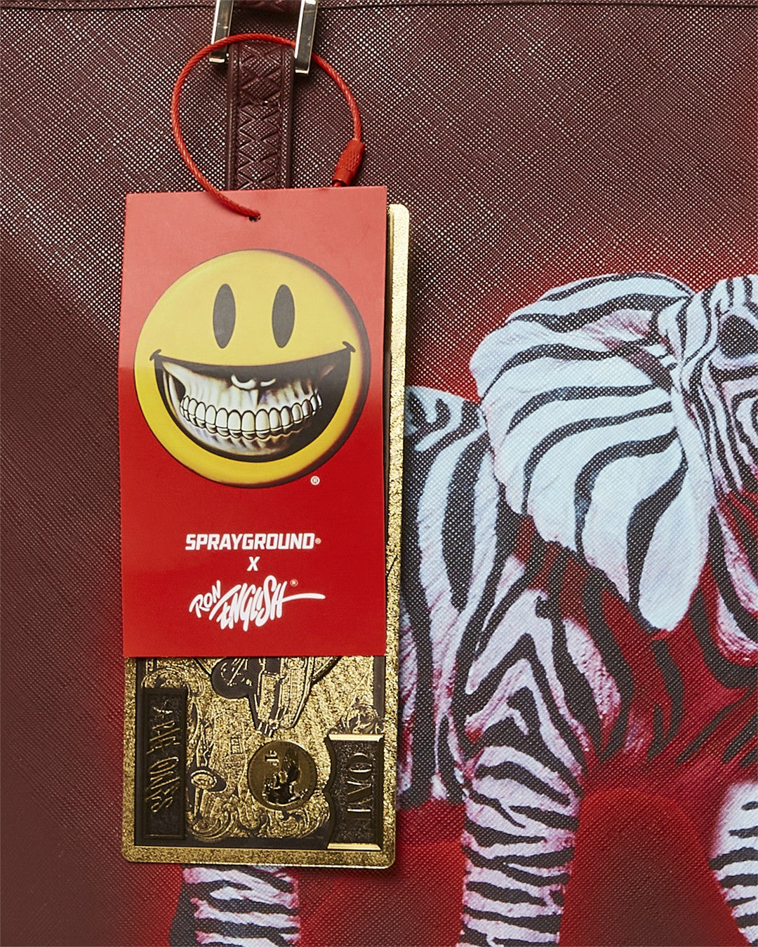 ZEBRA ELEPHANT RON ENGLISH COLLAB TOTE | Sprayground Sale