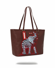 ZEBRA ELEPHANT RON ENGLISH COLLAB TOTE | Sprayground Sale
