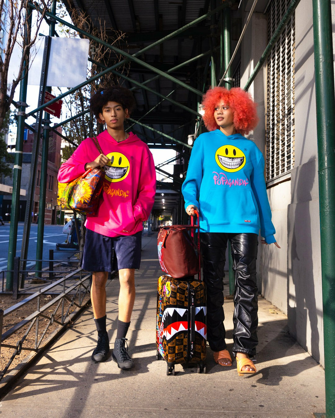 ZEBRA ELEPHANT RON ENGLISH COLLAB TOTE | Sprayground Sale