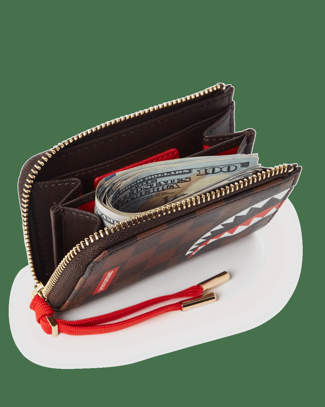 CHECKS IN CAMOFLAUGE WALLET | Sprayground Bargain