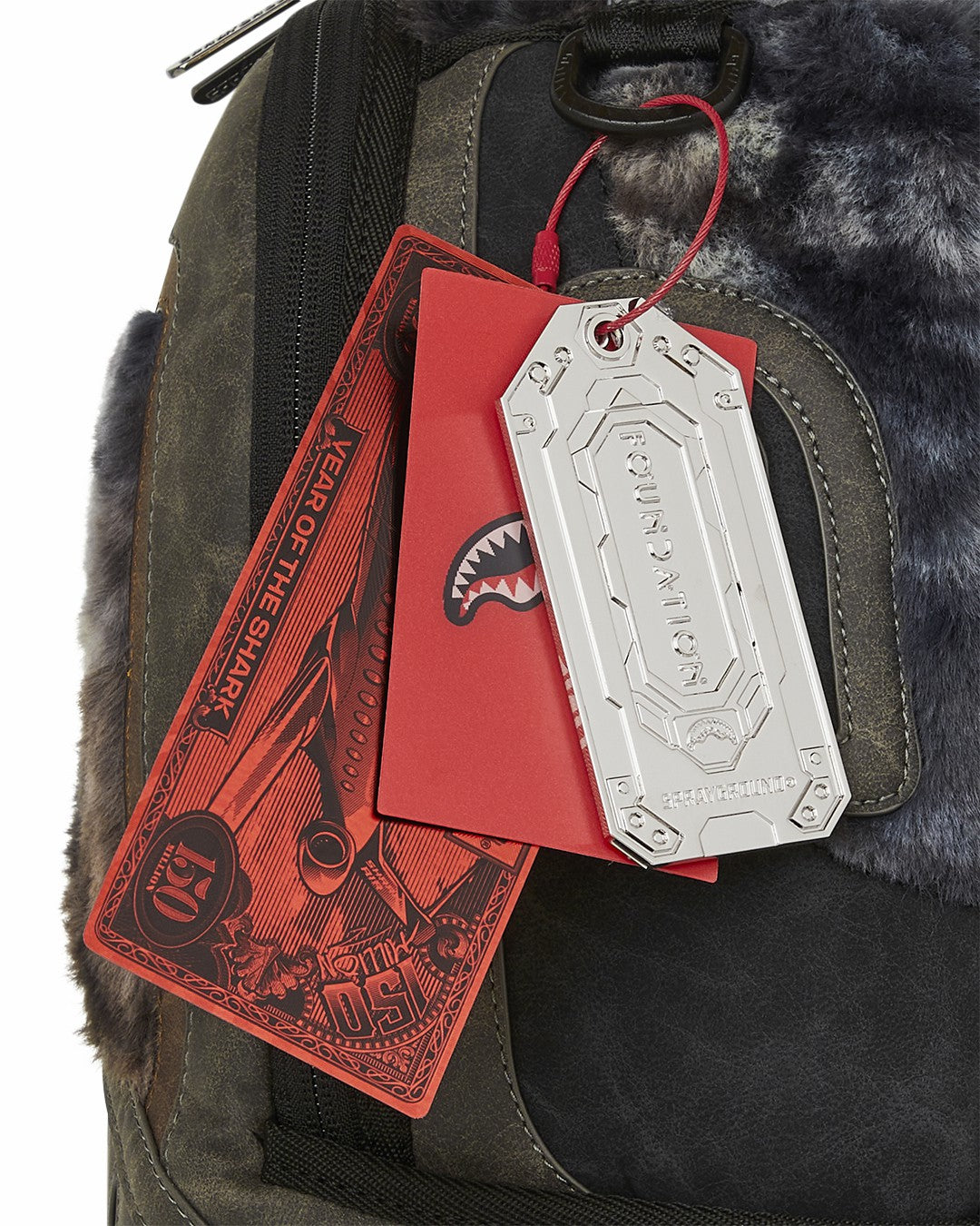 FOUNDATION DAYS FUR COAT SHARK BACKPACK | Sprayground Limited Offer