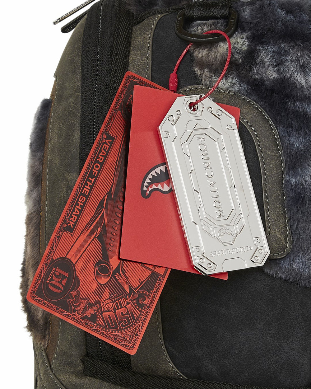 FOUNDATION DAYS FUR COAT SHARK BACKPACK | Sprayground Limited Offer