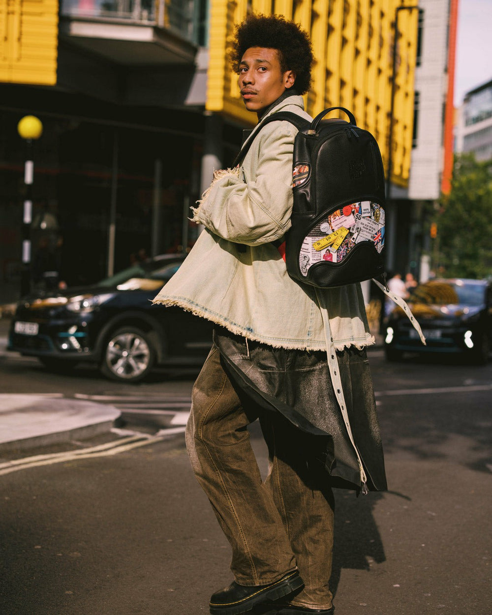 LONDON FASHION WEEK MOODBOARD MONTAGE BACKPACK | Sprayground On Sale