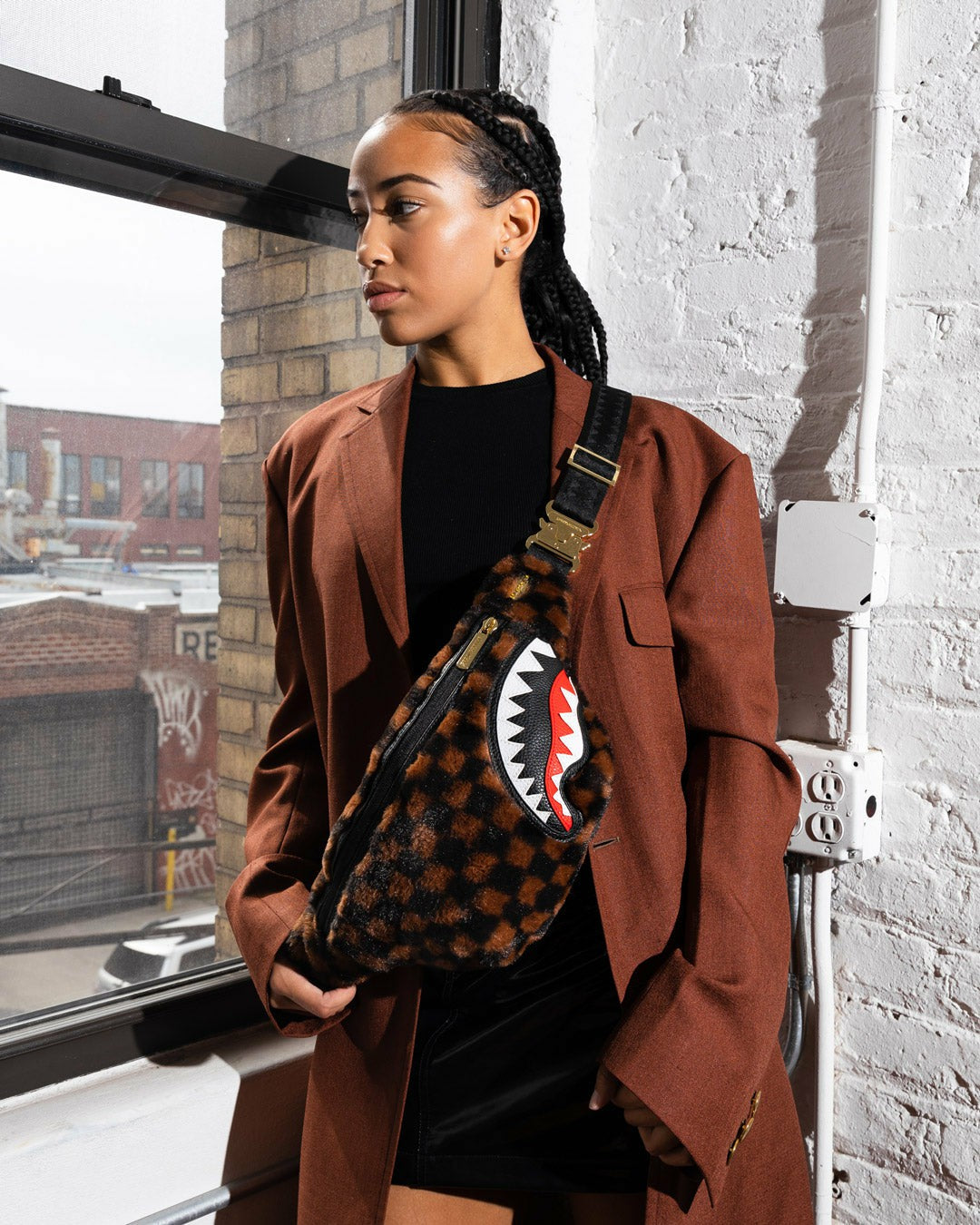 FURRR SHARKS IN PARIS SAVVY CROSSBODY | Sprayground Exclusive Deal