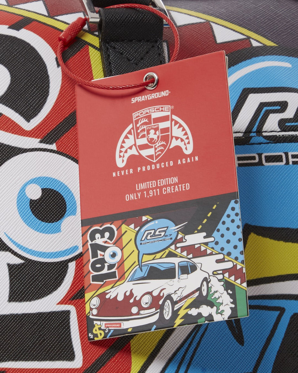 PORSCHE 1972 COLLAB DUFFLE (ONLY 1,911 UNITS MADE) | Sprayground Discounted