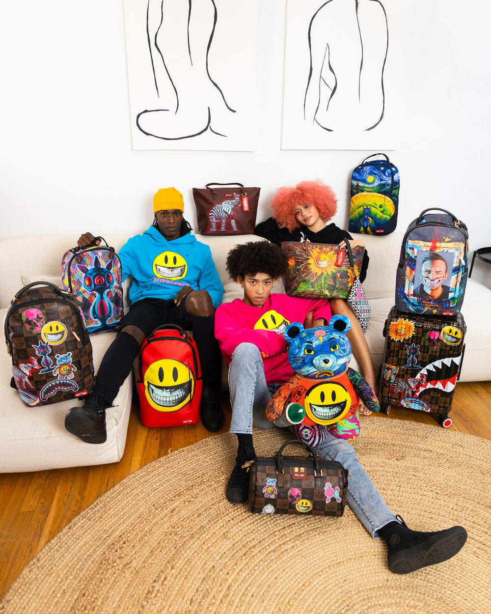 GLOBAL MOGUL POPAGANDA RON ENGLISH EDITION MINI DUFFLE | Sprayground Value Deal