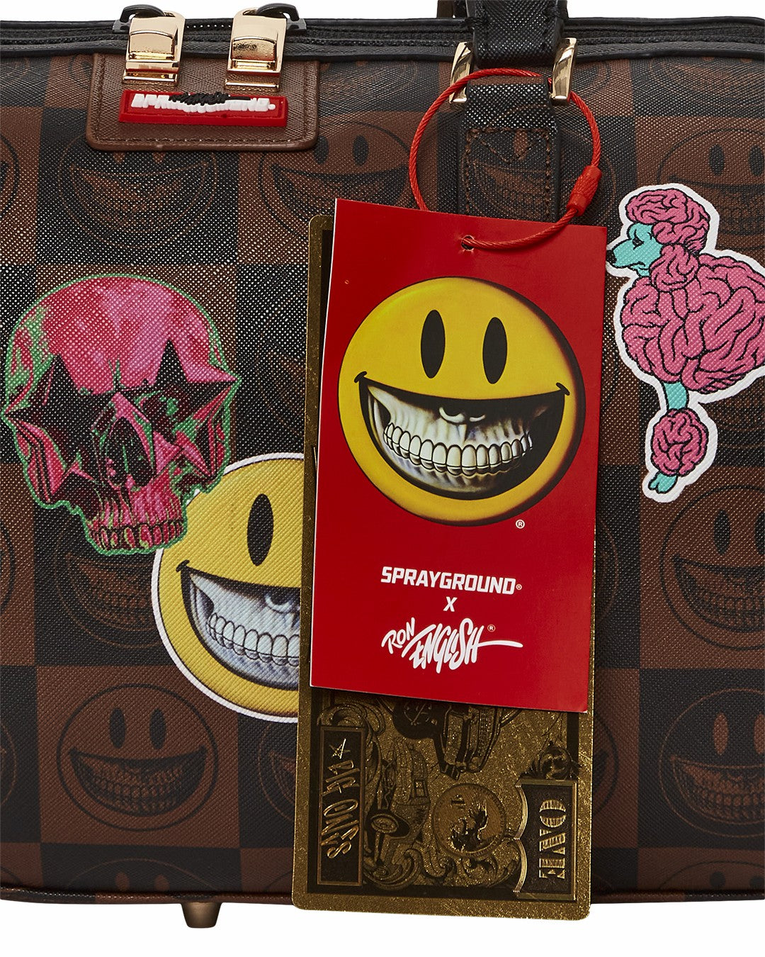 GLOBAL MOGUL POPAGANDA RON ENGLISH EDITION MINI DUFFLE | Sprayground Value Deal