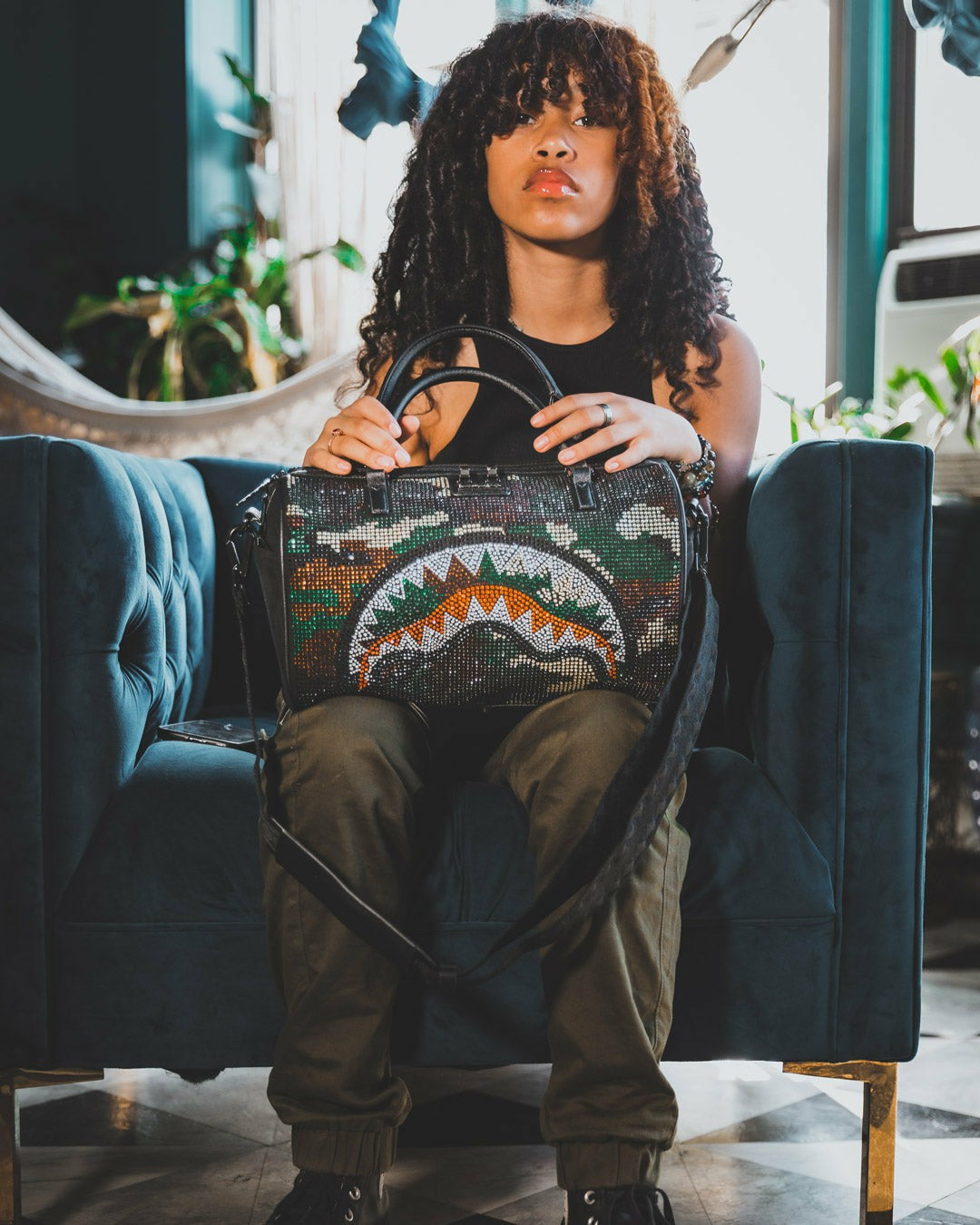 TRINITY CAMO MINI DUFFLE | Sprayground Exclusive Deal