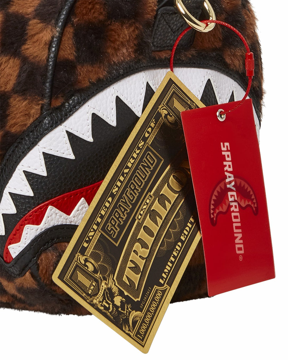 FURRR SHARKS IN PARIS MINI DUFFLE | Sprayground Hot Deal