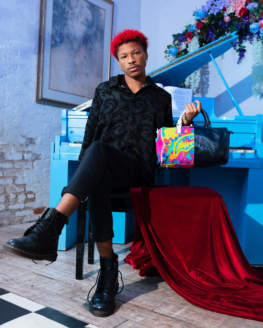 EUPHORIC DARKNESS MINI DUFFLE | Sprayground Bargain