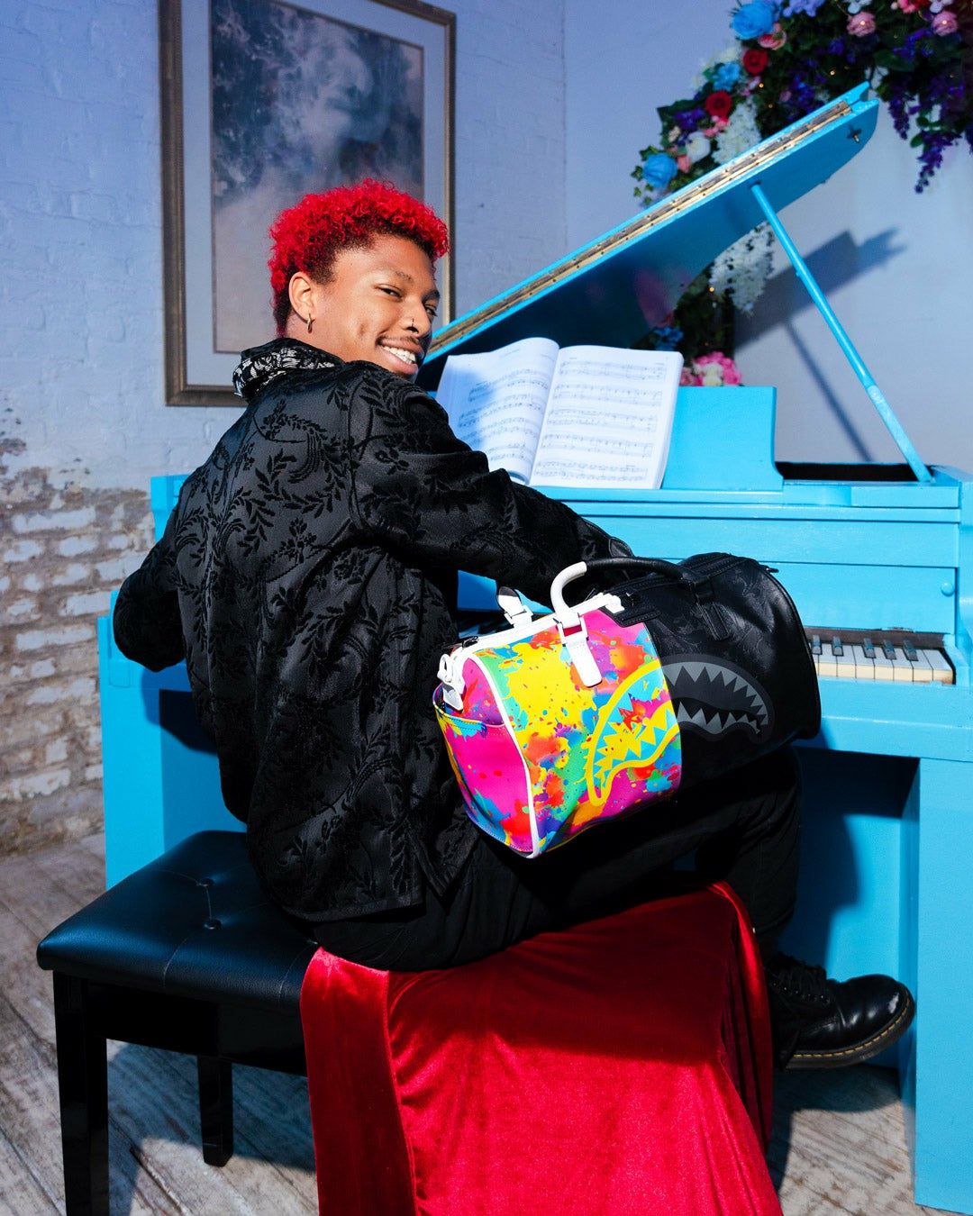 EUPHORIC DARKNESS MINI DUFFLE | Sprayground Bargain