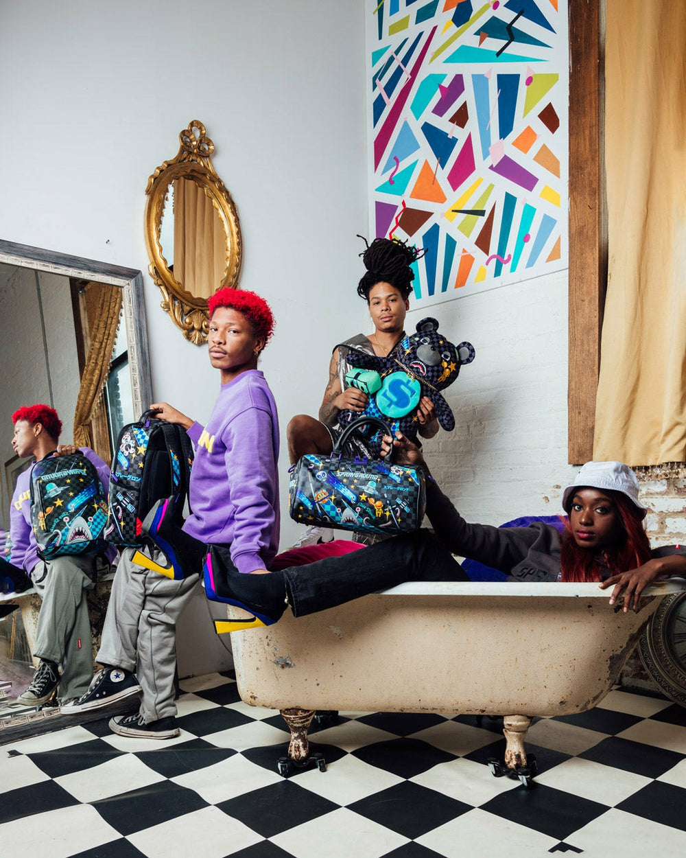 WTF ALIEN INVASION MINI DUFFLE | Sprayground Value Deal