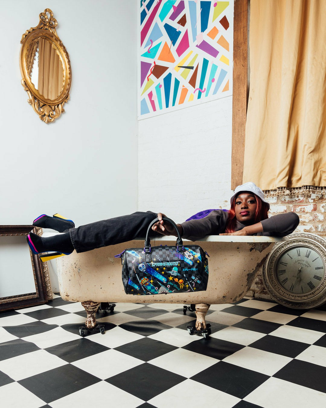 WTF ALIEN INVASION MINI DUFFLE | Sprayground Value Deal