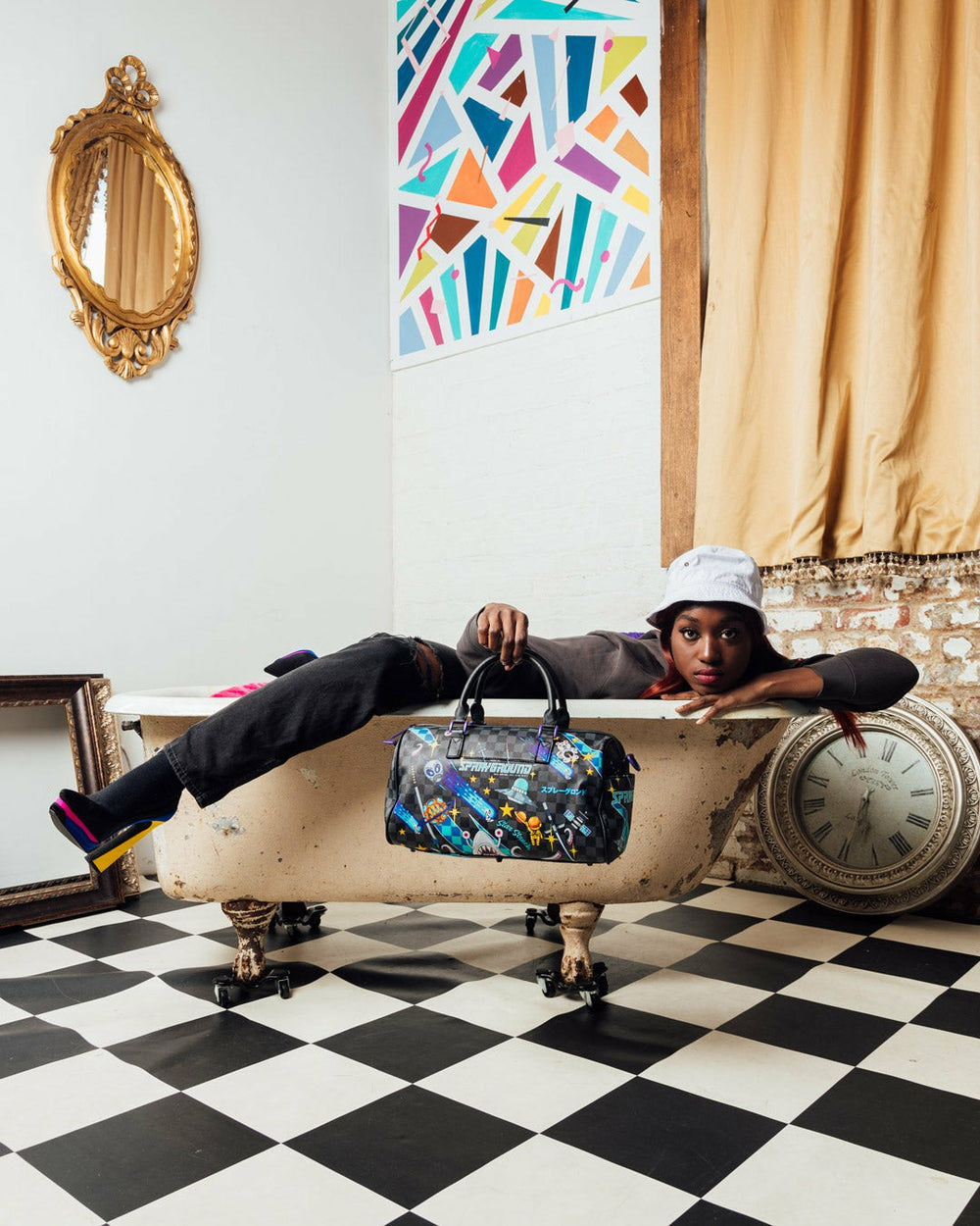 WTF ALIEN INVASION MINI DUFFLE | Sprayground Value Deal