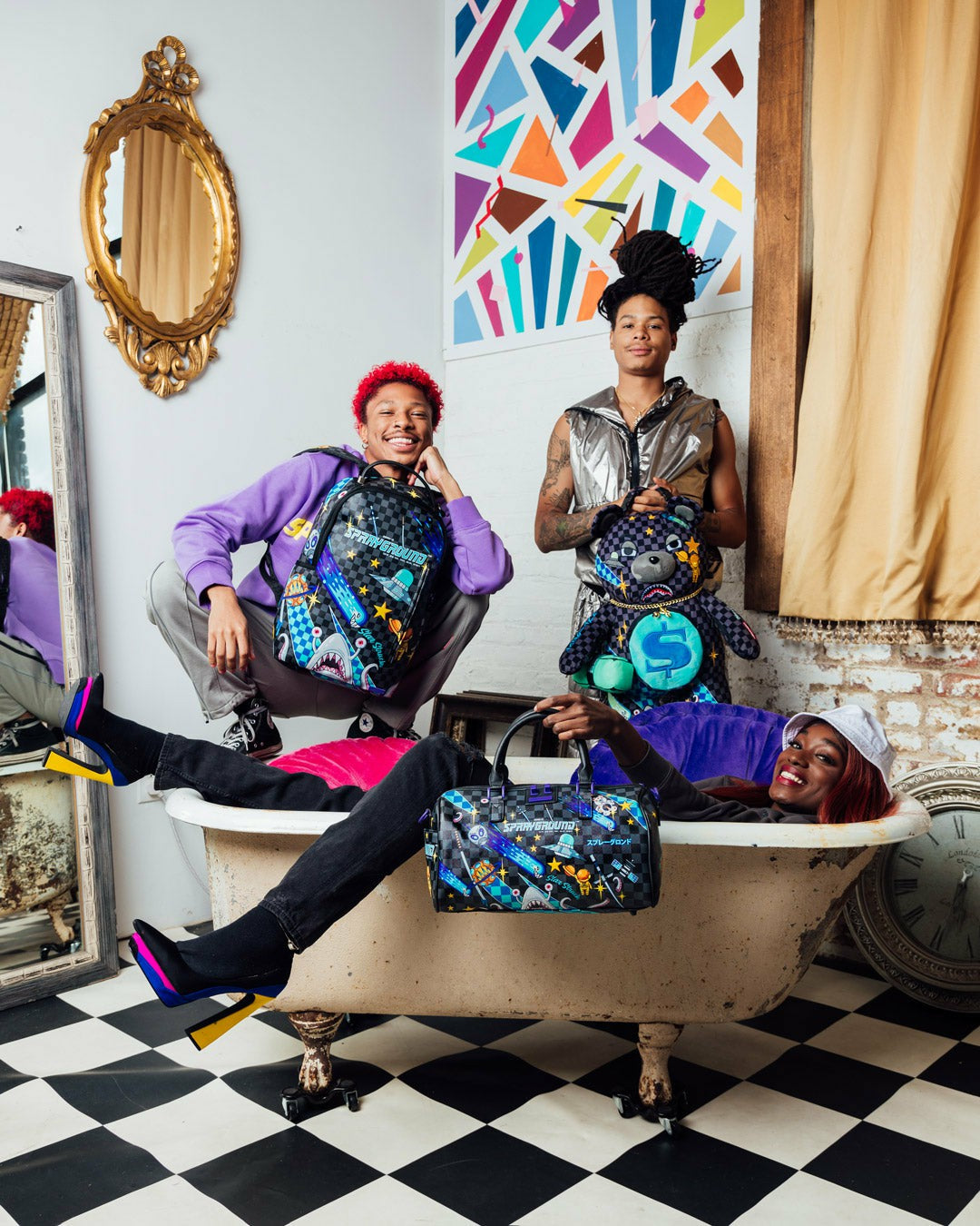 WTF ALIEN INVASION MINI DUFFLE | Sprayground Value Deal