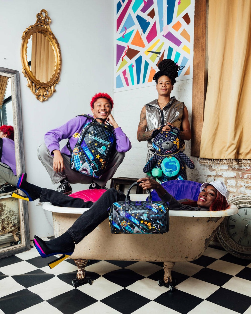 WTF ALIEN INVASION MINI DUFFLE | Sprayground Value Deal
