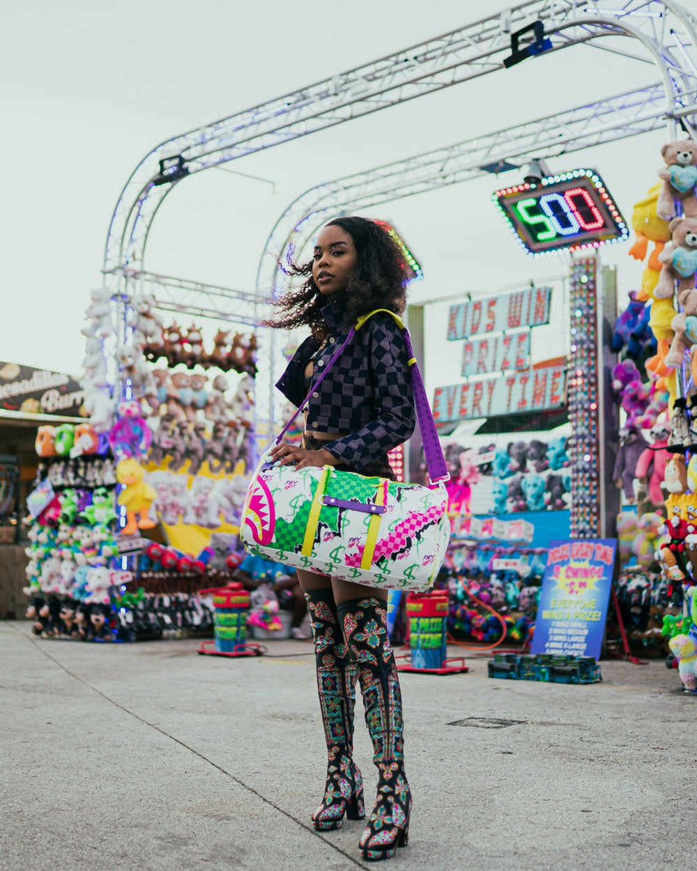 DREAMY TECHNICOLOR DUFFLE | Sprayground Outlets