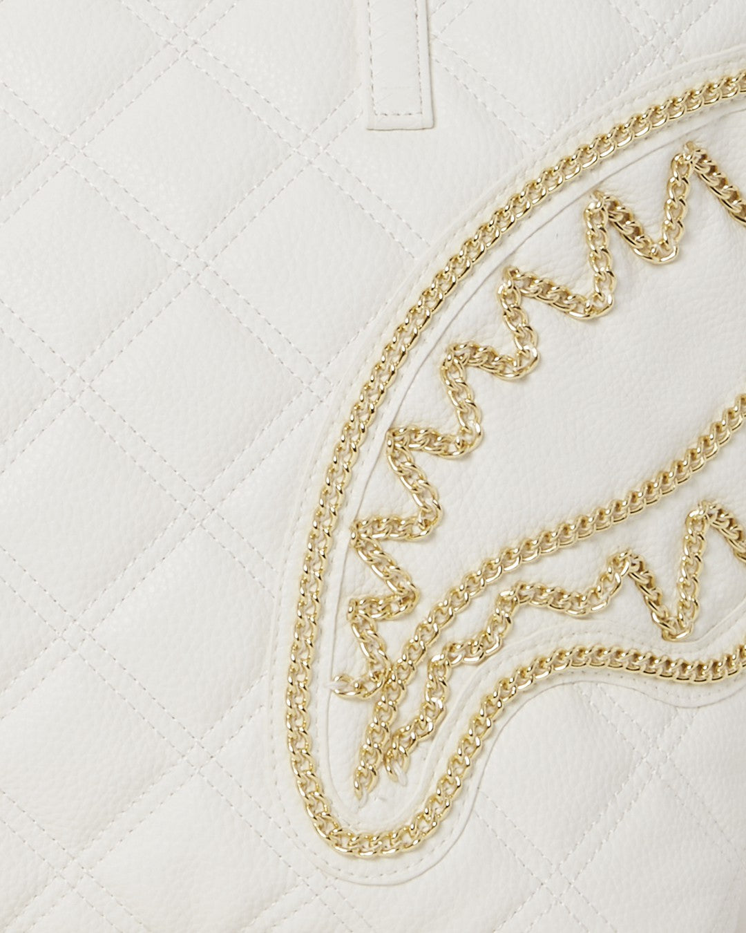 RIVIERA LE BLANC GOLD CHAIN SHARK TOTE | Sprayground Discounted