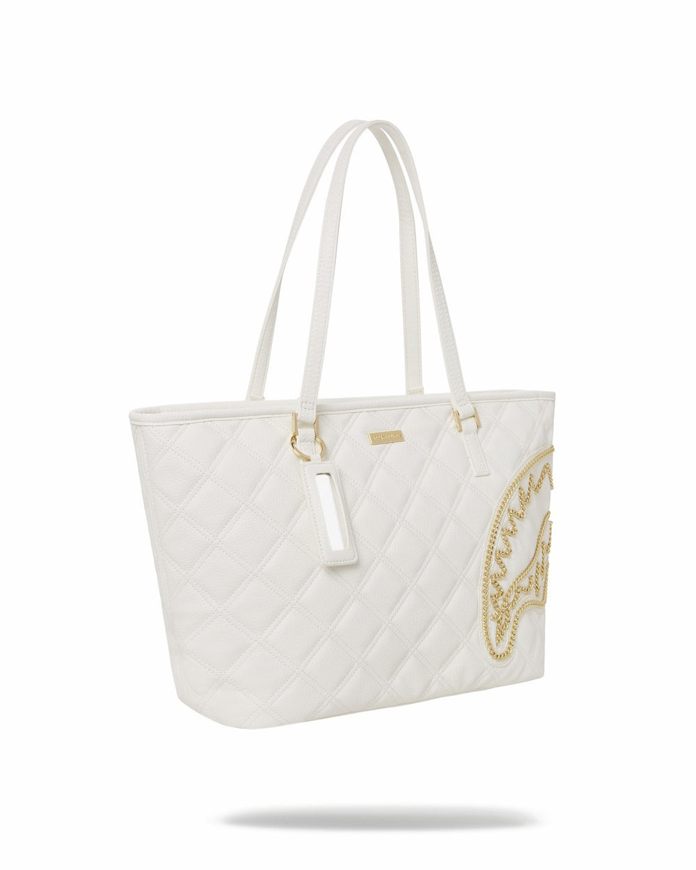 RIVIERA LE BLANC GOLD CHAIN SHARK TOTE | Sprayground Discounted