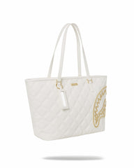 RIVIERA LE BLANC GOLD CHAIN SHARK TOTE | Sprayground Discounted