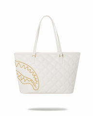 RIVIERA LE BLANC GOLD CHAIN SHARK TOTE | Sprayground Discounted