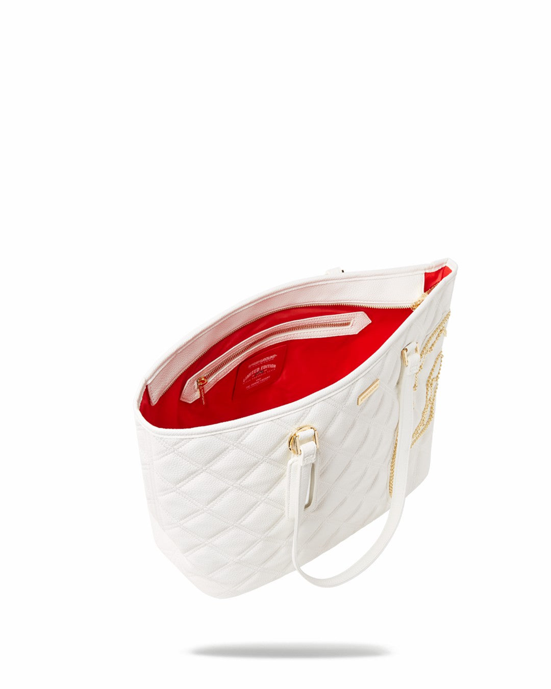 RIVIERA LE BLANC GOLD CHAIN SHARK TOTE | Sprayground Discounted