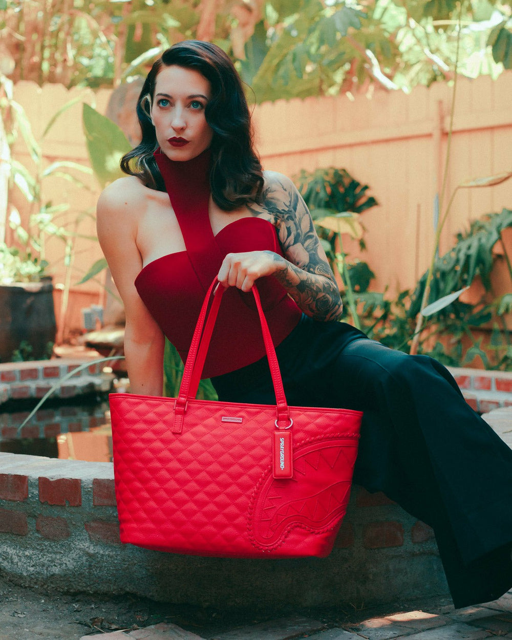 RED RIVIERA TOTE | Sprayground Sale