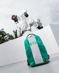 SQUID GAME COLLAB JUMPSUIT BACKPACK | Sprayground Exclusive Deal