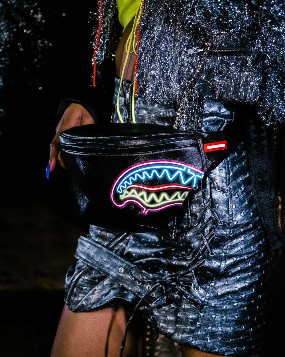 SHARKS IN PARIS GLOW SAVVY CROSSBODY | Sprayground Discounted