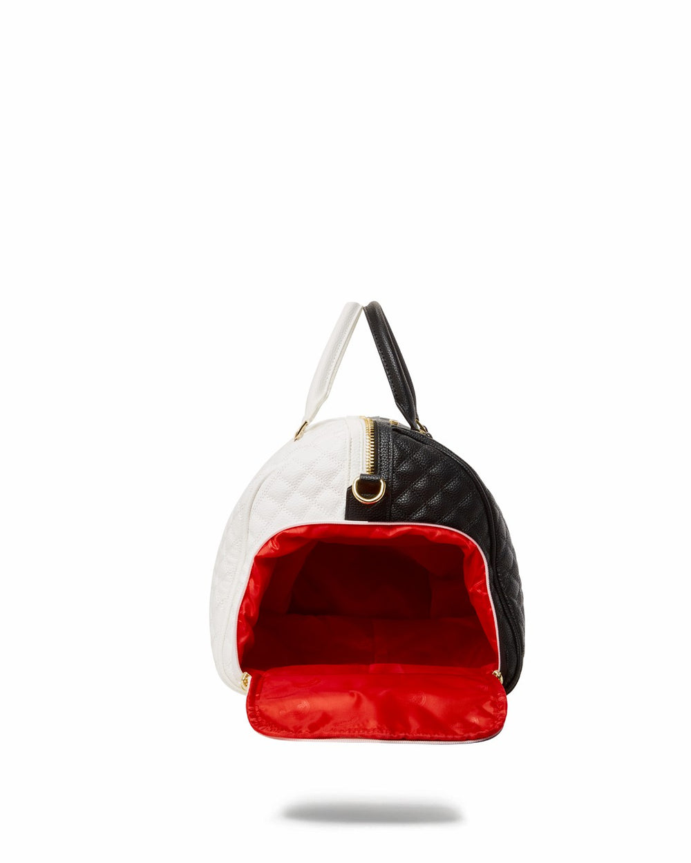 LEVELED UP SPLIT QUILT SHARK DUFFLE | Sprayground Hot Deal