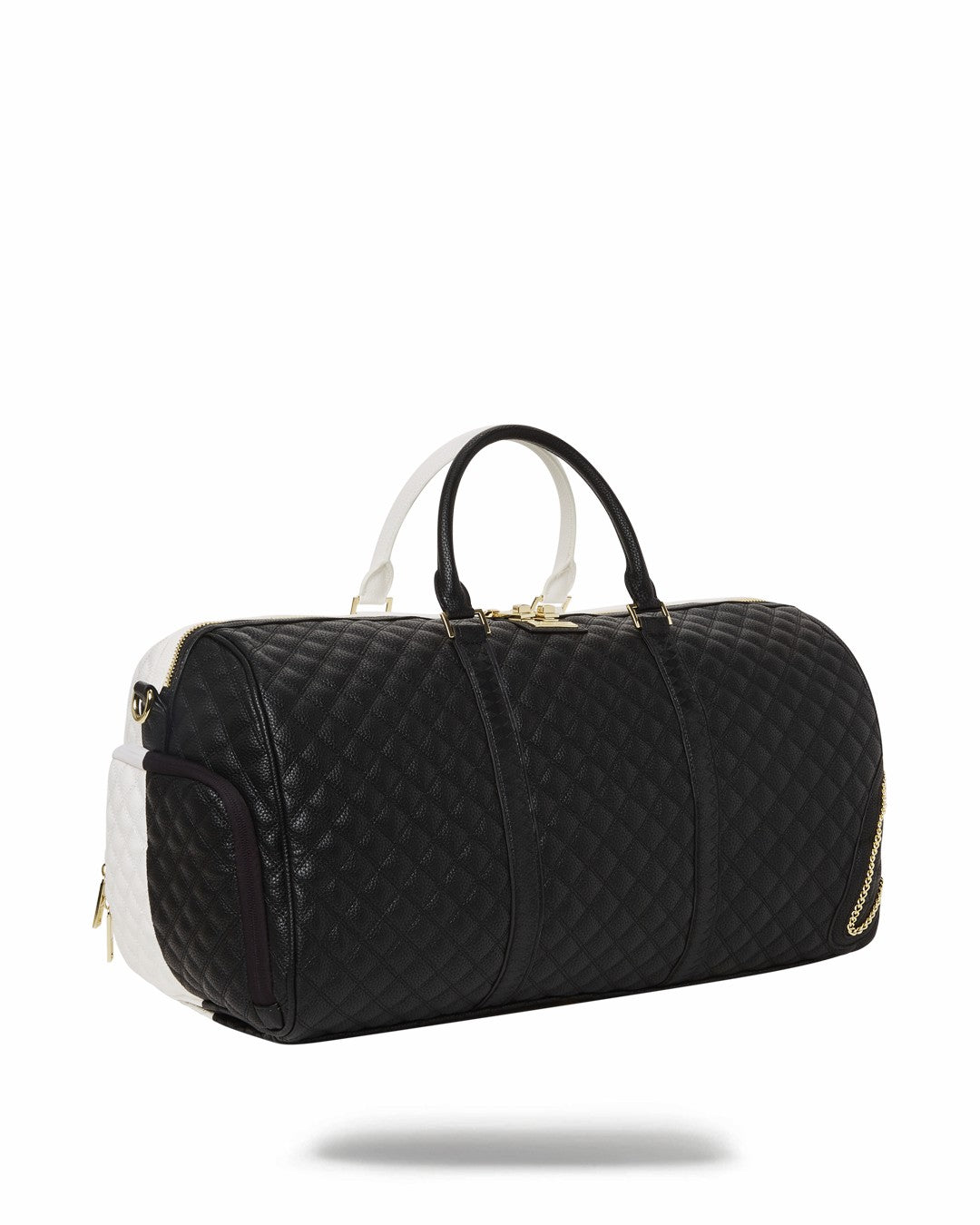 LEVELED UP SPLIT QUILT SHARK DUFFLE | Sprayground Hot Deal