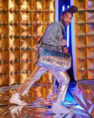 FUTURE TITAN (METALLIC) DUFFLE | Sprayground Sale