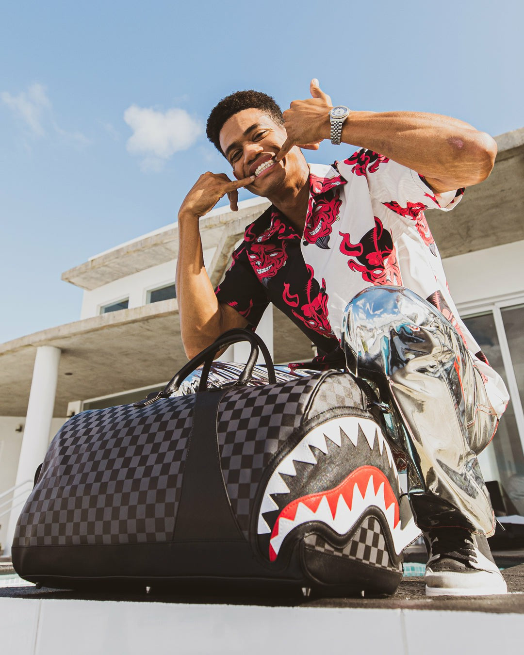 HENNY AIIR TO THE THRONE DUFFLE | Sprayground Discounted