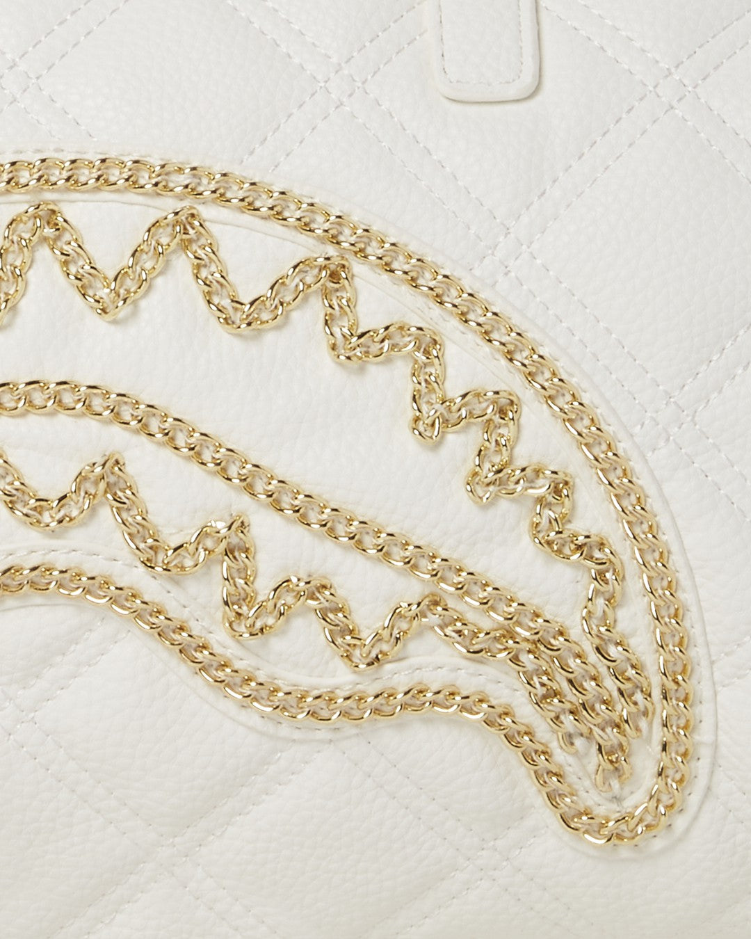 RIVIERA LE BLANC GOLD CHAIN SHARK MINI DUFFLE | Sprayground Exclusive Deal