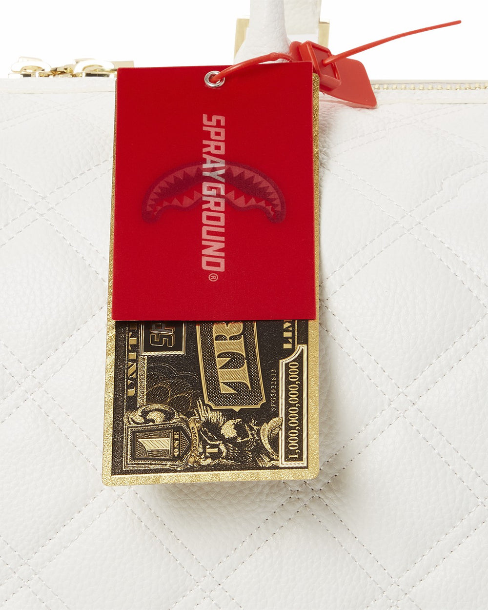 RIVIERA LE BLANC GOLD CHAIN SHARK MINI DUFFLE | Sprayground Exclusive Deal