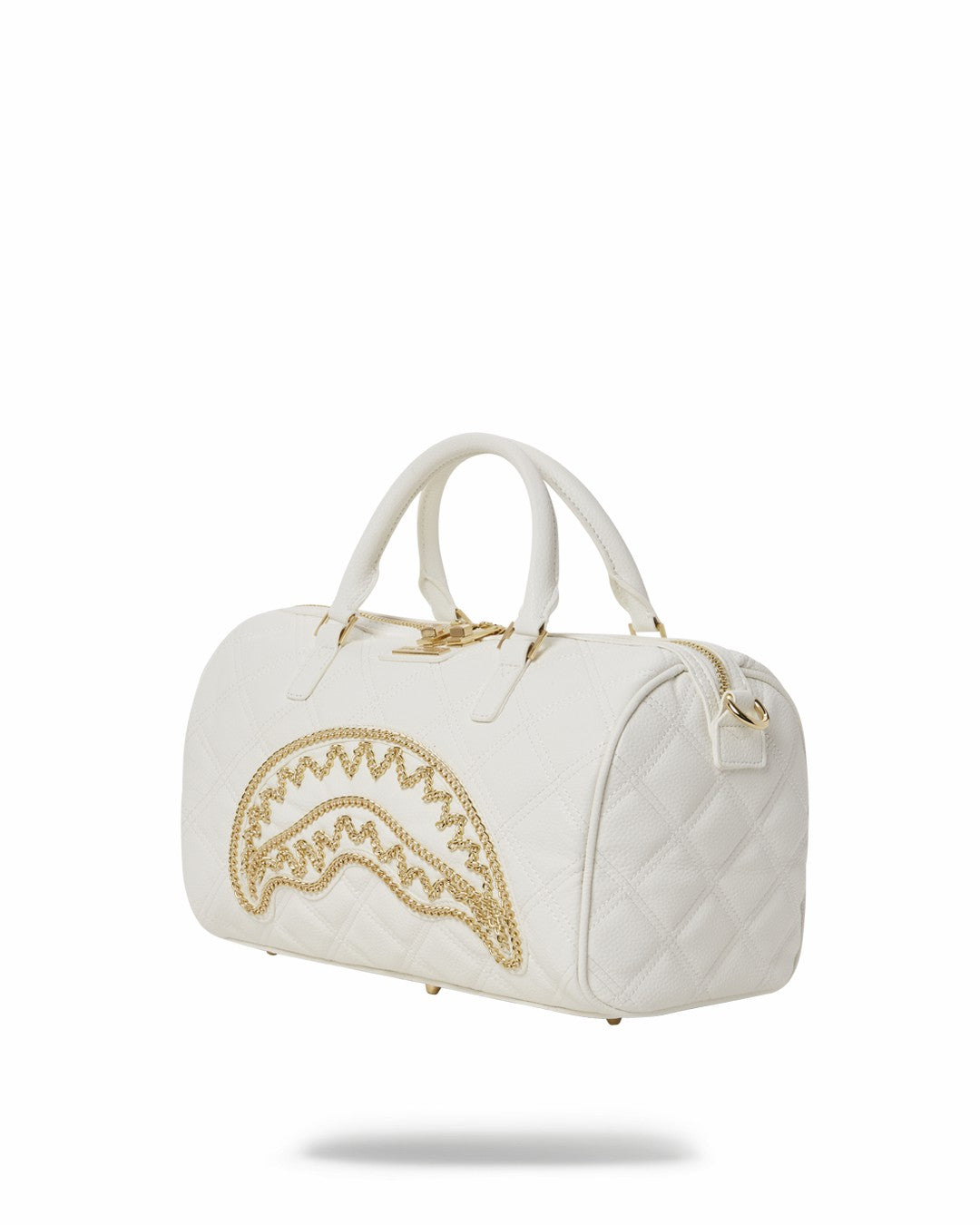 RIVIERA LE BLANC GOLD CHAIN SHARK MINI DUFFLE | Sprayground Exclusive Deal