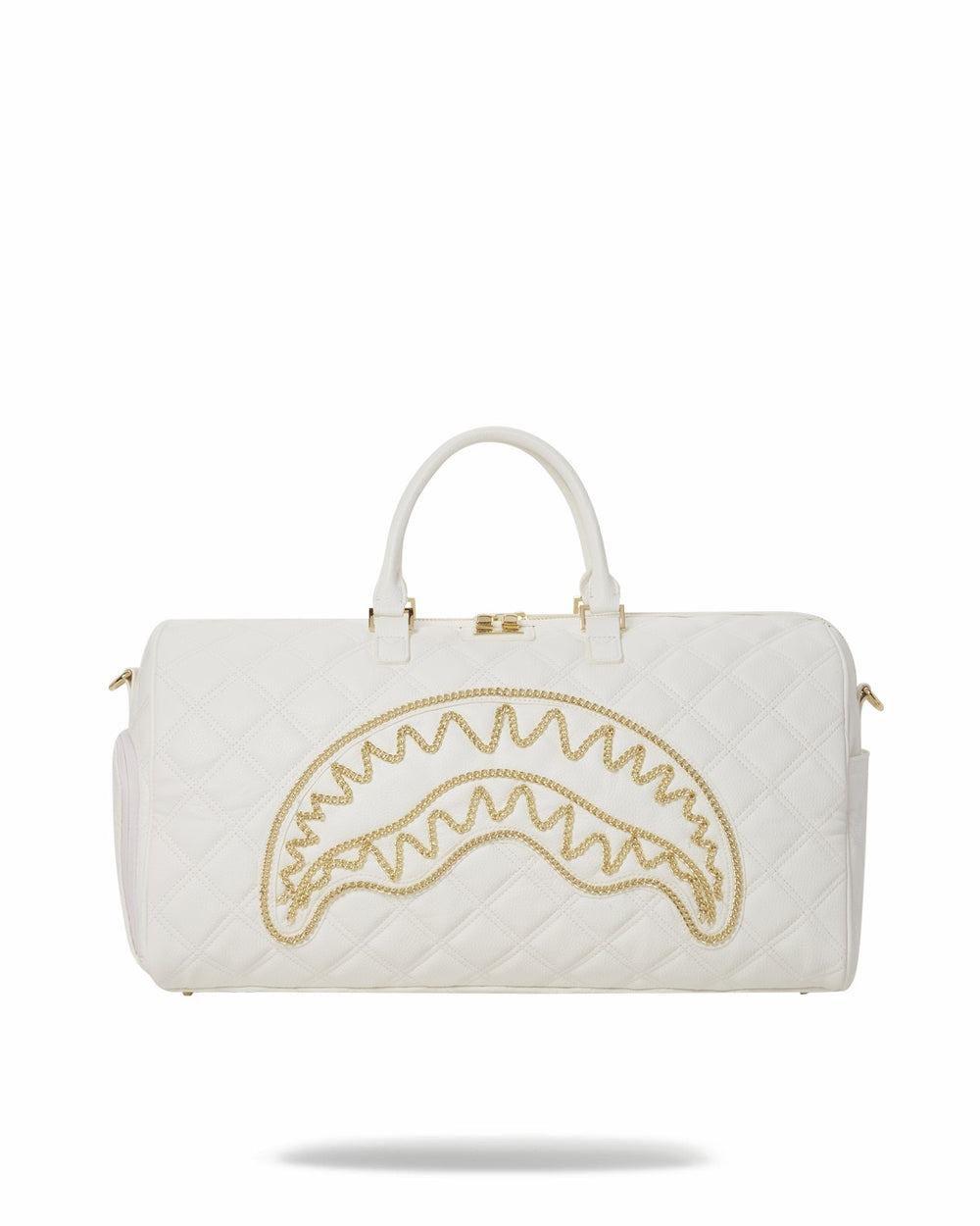 RIVIERA LE BLANC GOLD CHAIN SHARK DUFFLE | Sprayground Hot Deal