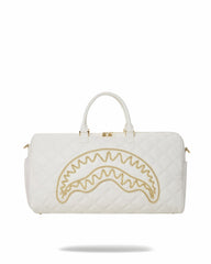 RIVIERA LE BLANC GOLD CHAIN SHARK DUFFLE | Sprayground Hot Deal