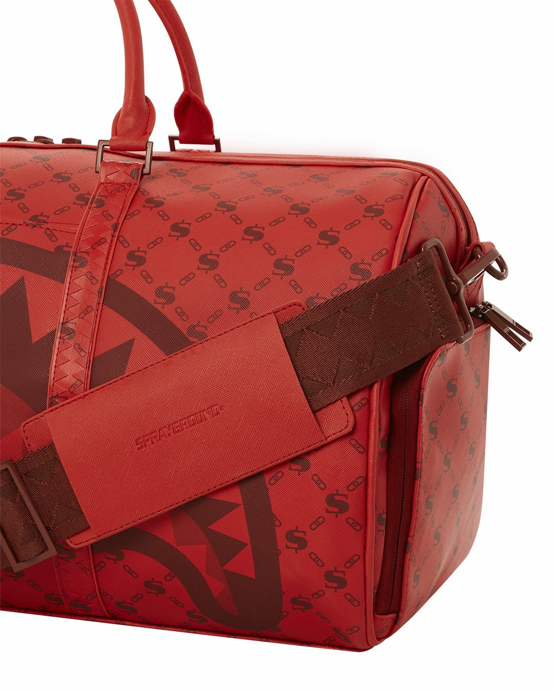 MONEY PATTERN BRICK DUFFLE | Sprayground Limited Offer