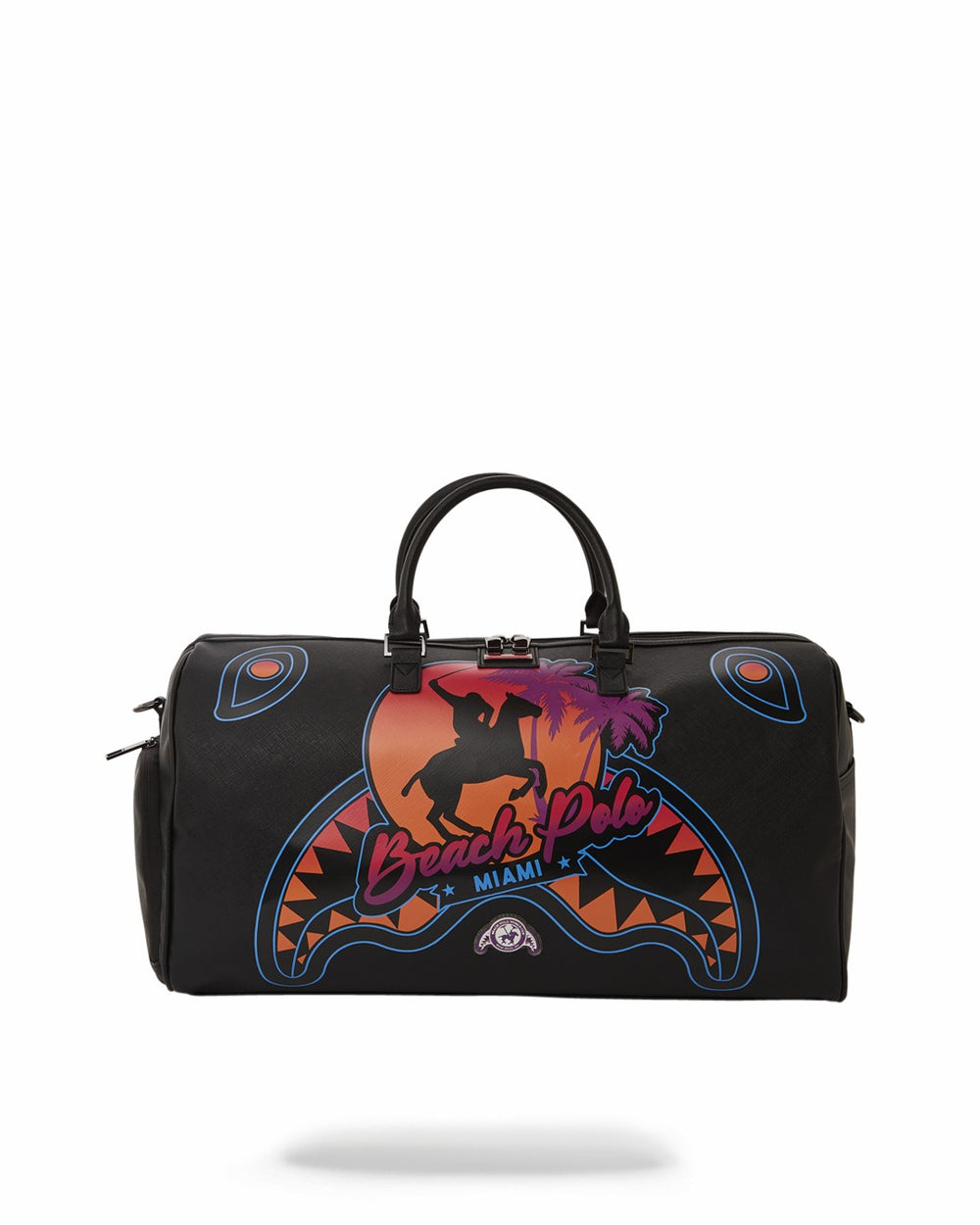 MIAMI BEACH POLO COLLAB DUFFLE (BLACK) | Sprayground Savings