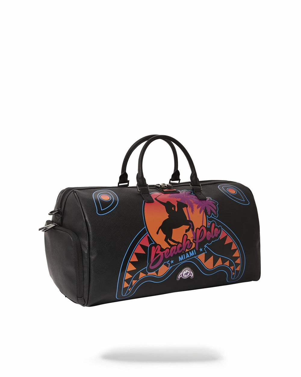 MIAMI BEACH POLO COLLAB DUFFLE (BLACK) | Sprayground Savings