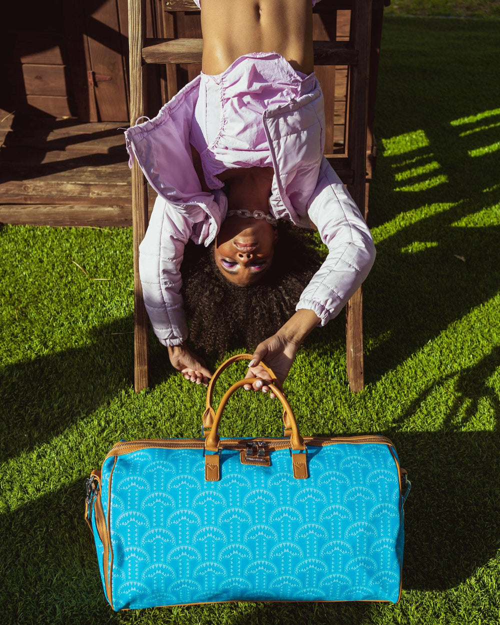 ILLUCHAINS TURQ DUFFLE | Sprayground Exclusive Deal