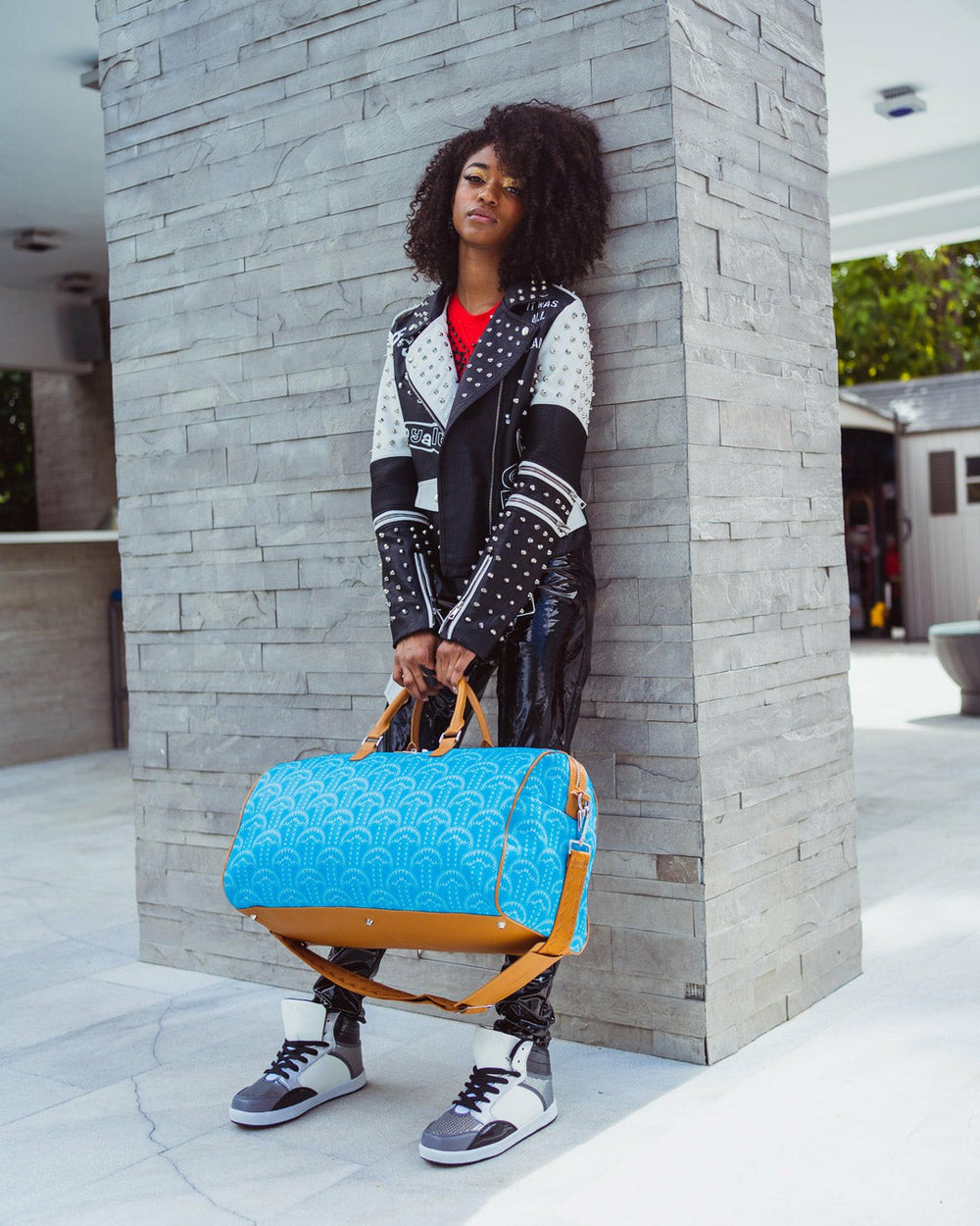 ILLUCHAINS TURQ DUFFLE | Sprayground Exclusive Deal