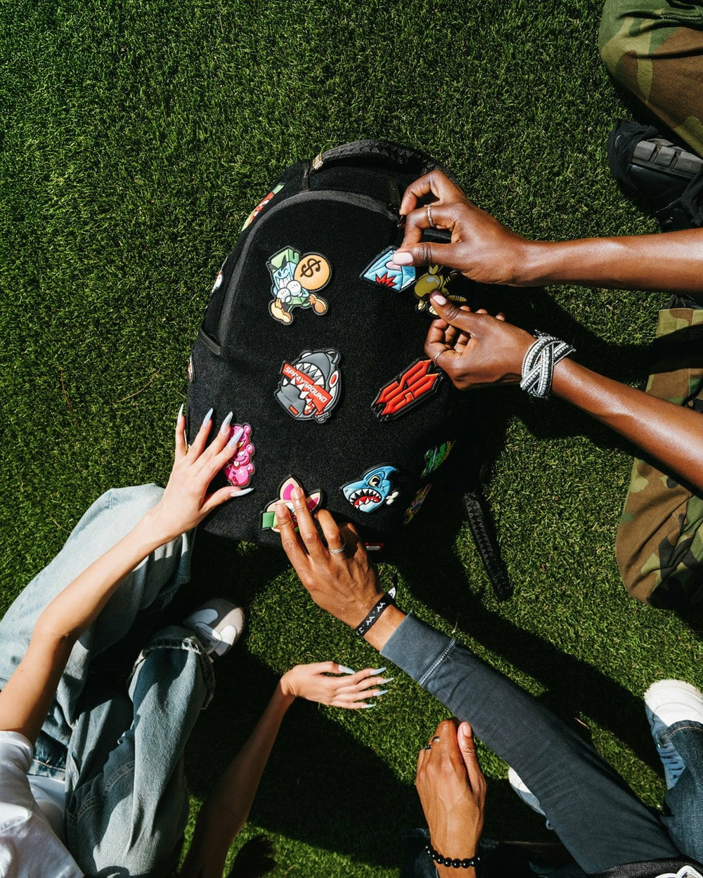 STUCK ON YA - VELCRO PATCH BACKPACK | Sprayground Discounted