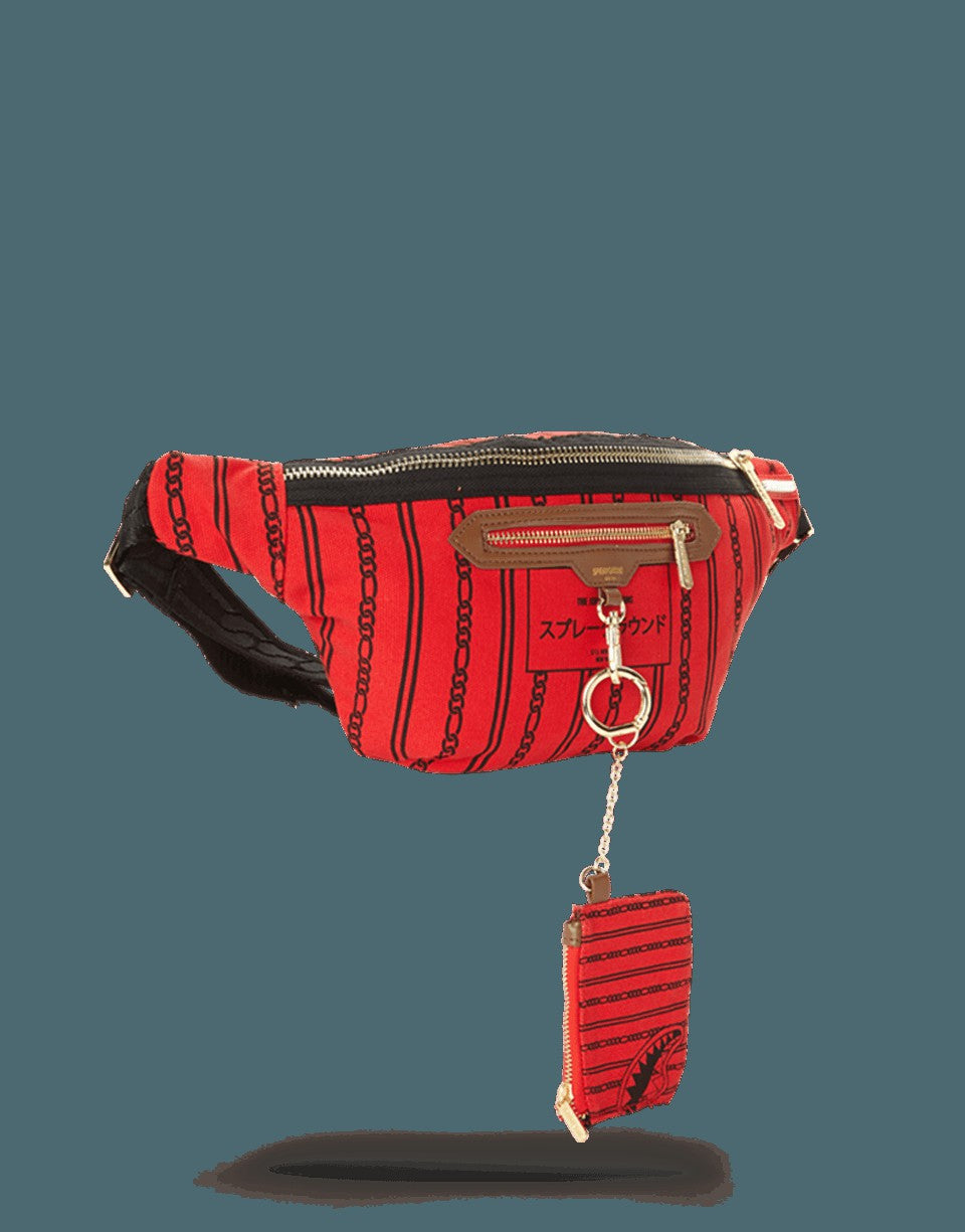 REVERSE SHARKS IN PARIS CROSSBODY (RED) | Sprayground Outlets
