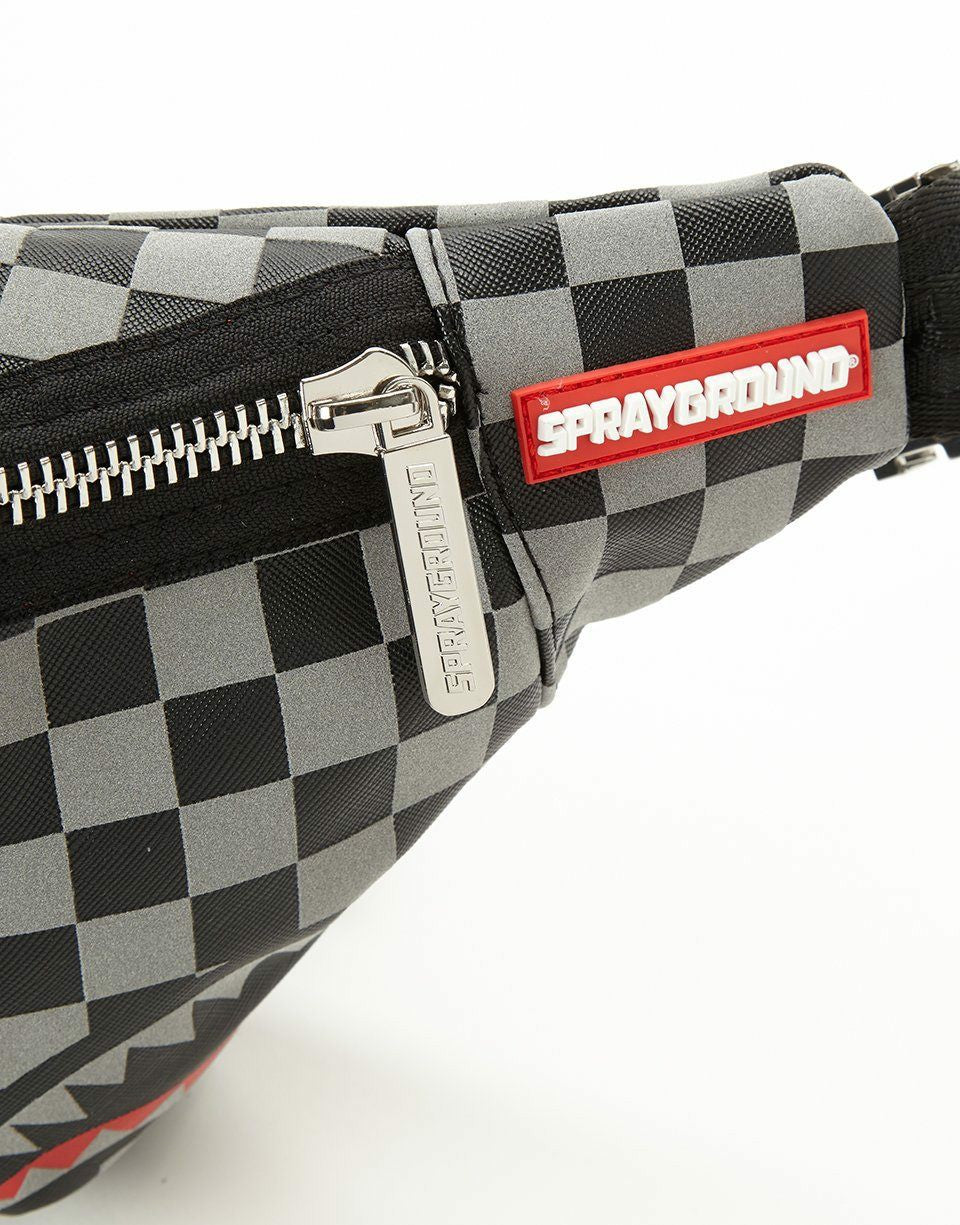 REFLECTIVE SHARKS IN PARIS CROSSBODY | Sprayground Bargain